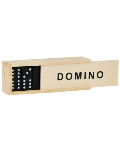 Ντόμινο σε ξύλινο κουτί GT - 28 πλακάκια - 1