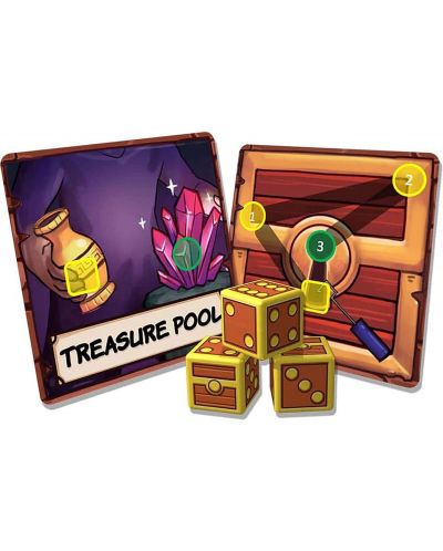 Συμπλήρωμα επιτραπέζιου παιχνιδιού Dungeon Drop: Treasure Trunk - 2