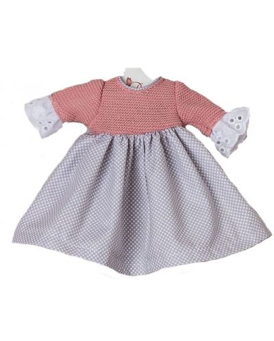 Ρούχα για κούκλα Asi Dolls - Σίλια, δαντελένιο φόρεμα, 30 cm - 1