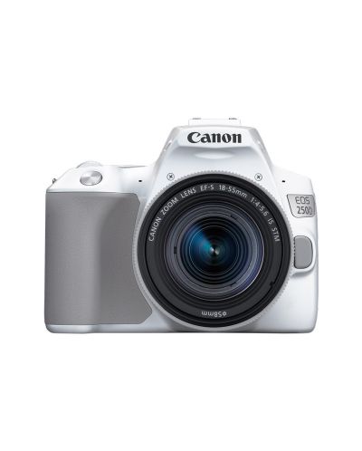 Φωτογραφική μηχανή DSLR  Canon - EOS 250D, EF-S 18-55mm ST,λευκό - 1