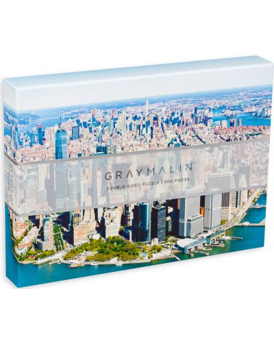 Παζλ διπλής όψης Galison 500  κομμάτια -Θέα στη Νέα Υόρκη - 1