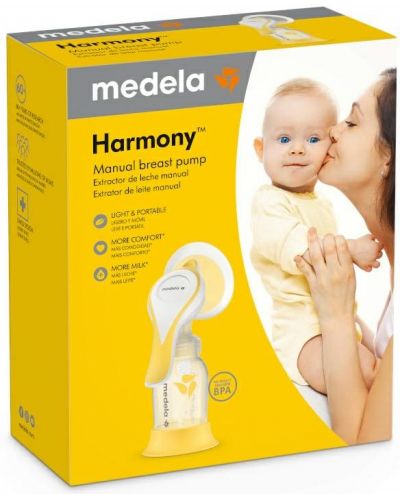 Medela Χειροκίνητη διφασική αντλία Harmony  - 2