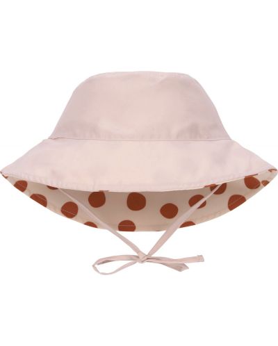 Καπέλο διπλής όψης Lassig - Dots Powder, 19-36 μηνών, ροζ - 3