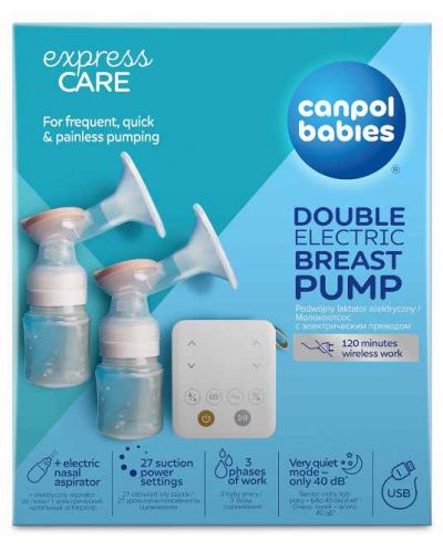Διπλό hλεκτρική αντλία μητρικού γάλακτος Canpol babies - ExpressCare - 7