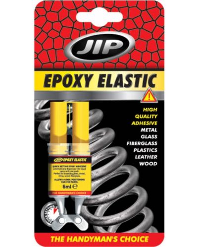 Κόλλα δύο συστατικών Jip - Epoxy Elastic, 6 ml - 1