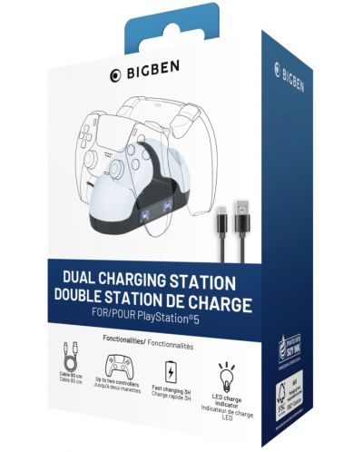 Σταθμός φόρτισης Big Ben - Dual Charging Station (PS5) - 1