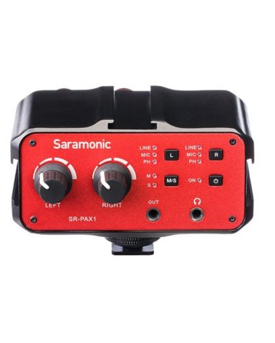 Μίκτης ήχου δύο καναλιών Saramonic - SR-PAX1,  κόκκινο - 1