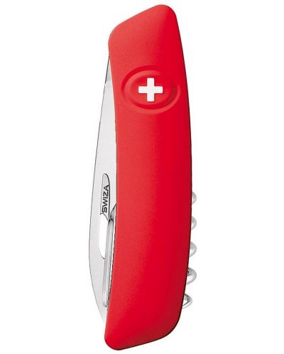 Μαχαίρι τσέπης Swiza - TT03, κόκκινο, με τσιμπούρι εργαλείο - 2
