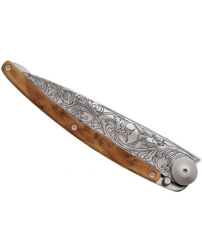 Σουγιάς τσέπης Deejo - Juniper Wood-Art Nouveau, 37 g - 3