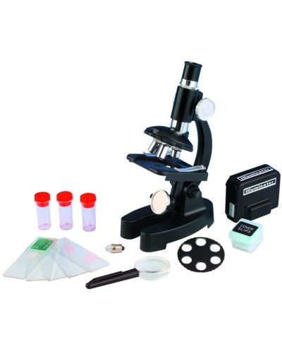 Εκπαιδευτικό σετ Edu Toys -Μικροσκόπιο, με αξεσουάρ - 1