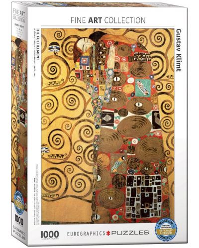 Παζλ Eurographics 1000 κομμάτια –  Η εκπλήρωση, Gustav Klimt - 1