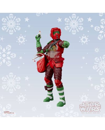Φιγούρα δράσης Hasbro Movies: Star Wars - Scout Trooper (Holiday Edition) (Black Series), 15 cm - 4