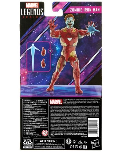 Φιγούρα δράσης Hasbro Marvel: What If - Zombie Iron Man (Marvel Legends), 15 cm - 6