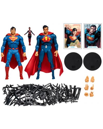 Φιγούρα δράσης McFarlane DC Comics: Multiverse - Superman vs Superman of Earth-3 (Gold Label), 18 cm - 9