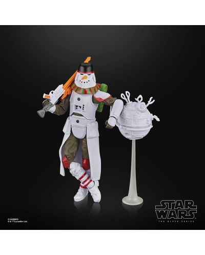 Φιγούρα δράσης Hasbro Movies: Star Wars - Snowtrooper (Black Series) (Holiday Edition), 15 cm - 2