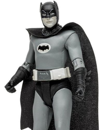 Φιγούρα δράσης McFarlane DC Comics: Batman - Batman '66 (Black & White TV Variant), 15 cm - 2