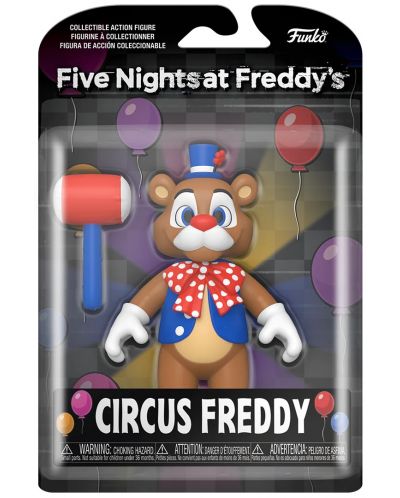 Φιγούρα δράσης Funko Games: Five Nights at Freddy's - Circus Freddy, 13 cm - 2