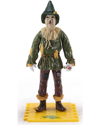 Φιγούρα δράσης The Noble Collection Movies: The Wizard of Oz - Scarecrow (Bendyfigs), 19 cm - 3