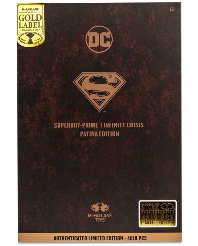 Φιγούρα δράσης McFarlane DC Comics: Multiverse - Superboy Prime (Infinite Crisis) (Patina Edition) (Gold Label), 18 cm - 10