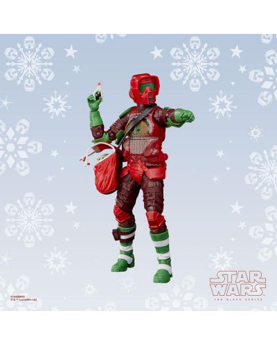 Φιγούρα δράσης Hasbro Movies: Star Wars - Scout Trooper (Holiday Edition) (Black Series), 15 cm - 5