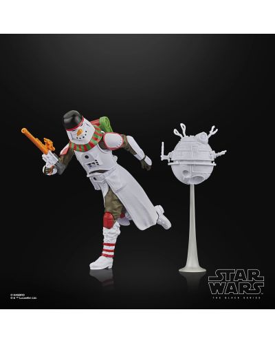 Φιγούρα δράσης Hasbro Movies: Star Wars - Snowtrooper (Black Series) (Holiday Edition), 15 cm - 4