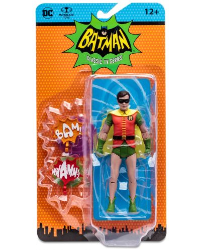 Φιγούρα δράσης McFarlane DC Comics: Batman - Robin (Batman '66) (DC Retro), 15 cm - 8