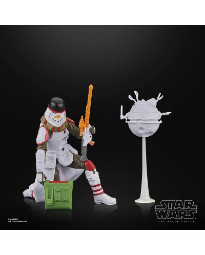 Φιγούρα δράσης Hasbro Movies: Star Wars - Snowtrooper (Black Series) (Holiday Edition), 15 cm - 6