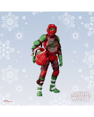 Φιγούρα δράσης Hasbro Movies: Star Wars - Scout Trooper (Holiday Edition) (Black Series), 15 cm - 3