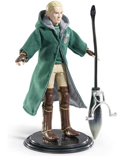 Φιγούρες δράσης The Noble Collection Movies: Harry Potter - Draco Malfoy (Quidditch) (Bendyfig), 19 εκ - 2