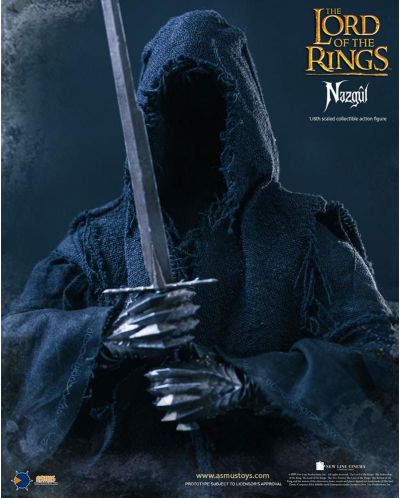 Φιγούρα δράσης Asmus Collectible Movies: Lord of the Rings - Nazgul, 30 cm - 6