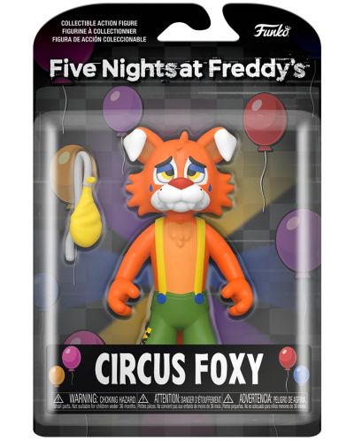 Φιγούρα δράσης Funko Games: Five Nights at Freddy's - Circus Foxy, 13 cm - 2