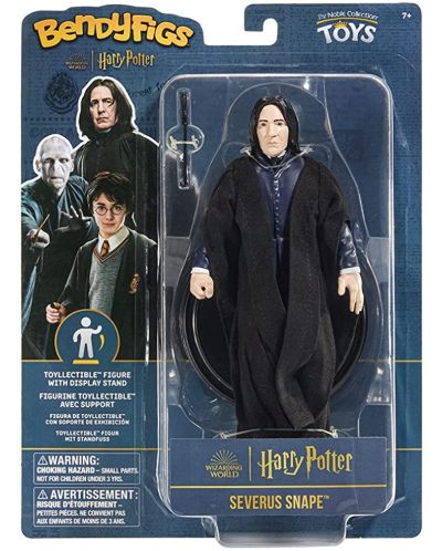 Φιγούρες δράσης The Noble Collection Movies: Harry Potter - Severus Snape (Bendyfig), 19 εκ - 7