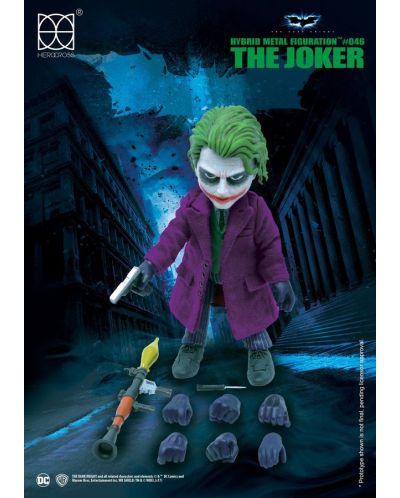 Φιγούρα δράσης Herocross DC Comics: Batman - The Joker (The Dark Knight), 14 cm - 6