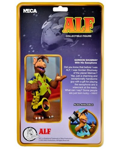 Φιγούρα δράσης Neca Television: Alf - Alf with Saxophone, 15 cm - 8