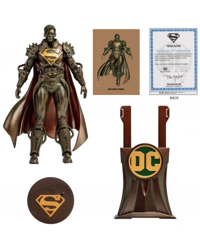 Φιγούρα δράσης McFarlane DC Comics: Multiverse - Superboy Prime (Infinite Crisis) (Patina Edition) (Gold Label), 18 cm - 9