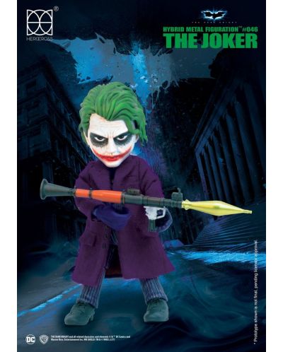 Φιγούρα δράσης Herocross DC Comics: Batman - The Joker (The Dark Knight), 14 cm - 5