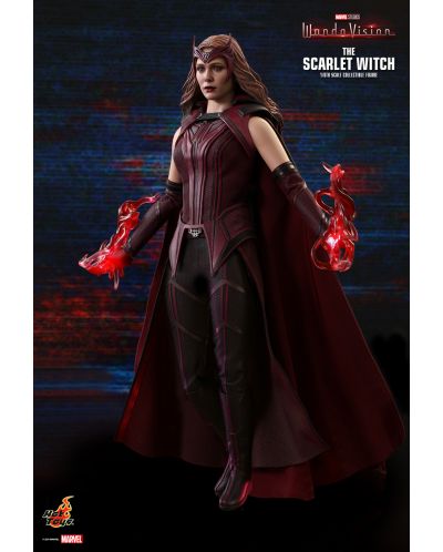 Φιγούρα δράσης Hot Toys Marvel: WandaVision - The Scarlet Witch, 28 cm - 3