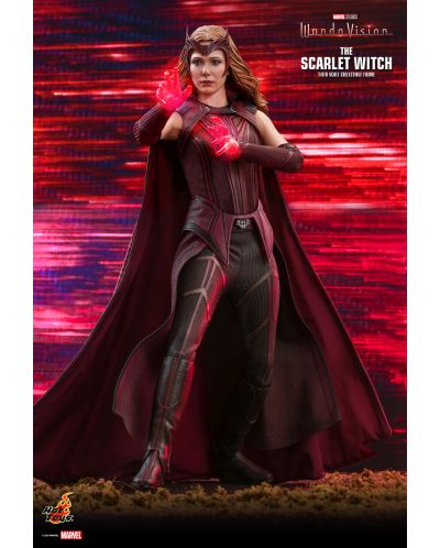 Φιγούρα δράσης Hot Toys Marvel: WandaVision - The Scarlet Witch, 28 cm - 6