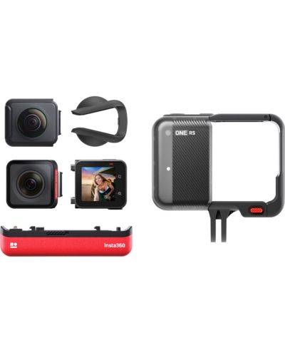 Κάμερα δράσης Insta360 - ONE RS Twin Edition, 48 MPx, Wi-Fi - 5