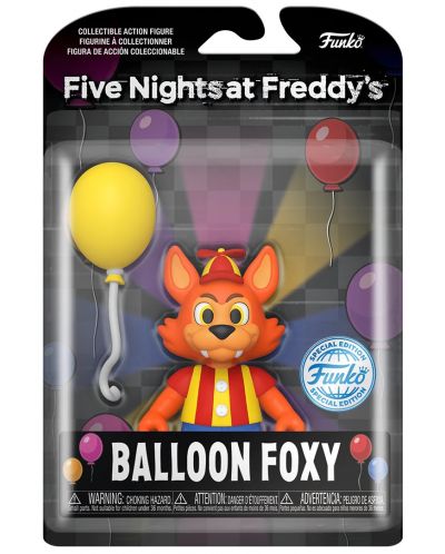 Φιγούρα δράσης Funko Games: Five Nights at Freddy's - Balloon Foxy, 10 cm - 2