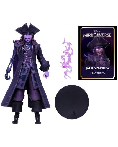 Φιγούρα δράσης McFarlane Disney: Mirrorverse - Jack Sparrow (Fractured) (Gold Label Series), 18 εκ - 7