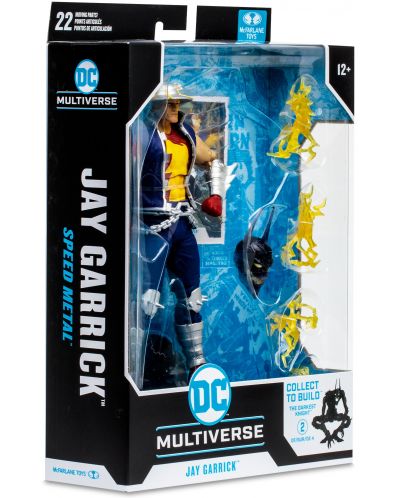 Φιγούρα δράσης McFarlane DC Comics: Multiverse - Jay Garrick (Speed Metal) (Build A Action Figure), 18 cm - 8