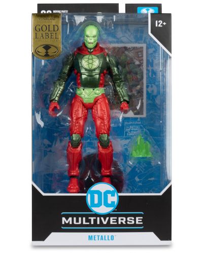 Φιγούρα δράσης McFarlane DC Comics: Multiverse - Metallo (Gold Label), 18 cm - 9