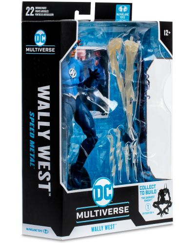 Φιγούρα δράσης McFarlane DC Comics: Multiverse - Wally West (Speed Metal) (Build A Action Figure), 18 cm - 8