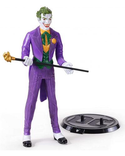 Φιγούρα δράσης The Noble Collection DC Comics: Batman - The Joker (Bendyfigs), 19 cm - 1