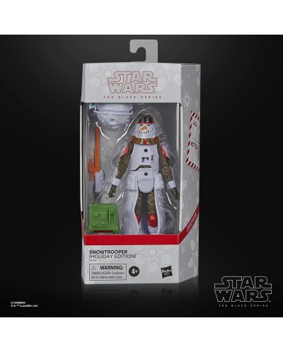 Φιγούρα δράσης Hasbro Movies: Star Wars - Snowtrooper (Black Series) (Holiday Edition), 15 cm - 7
