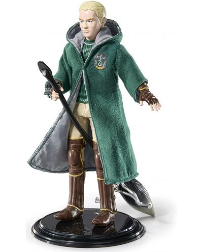 Φιγούρες δράσης The Noble Collection Movies: Harry Potter - Draco Malfoy (Quidditch) (Bendyfig), 19 εκ - 3