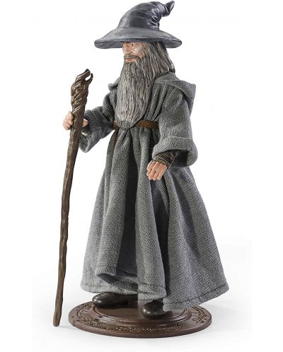 Φιγούρα δράσης The Noble Collection Movies: The Lord of the Rings - Gandalf (Bendyfigs), 19 cm - 2