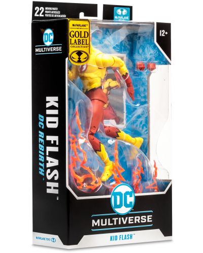 Φιγούρα δράσης McFarlane DC Comics: Multiverse - Kid Flash (DC Rebirth) (Gold Label), 18 cm - 8