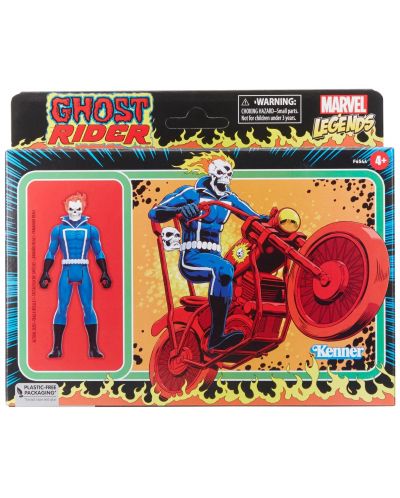 Φιγούρα δράσης  Hasbro Marvel: Ghost Rider - Ghost Rider (Marvel Legends), 10 cm - 9